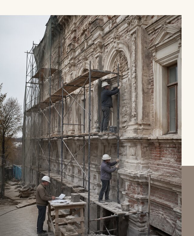 Реставрация объектов культурного наследия под ключ в Сыктывкаре